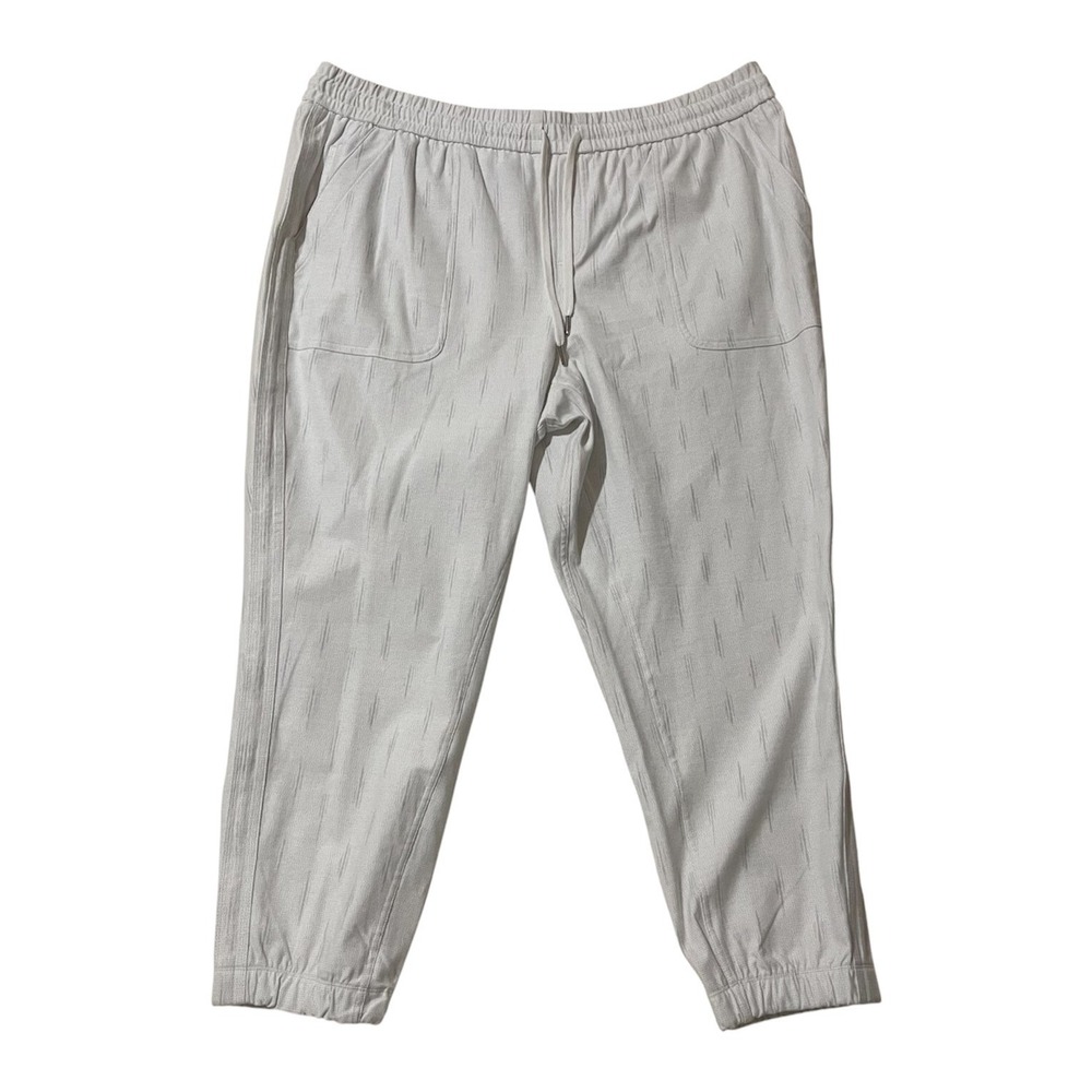 Athleta Farallon Printed Jogger Plus Size 22 Spliced Magic Veil Grey Pant Pullon